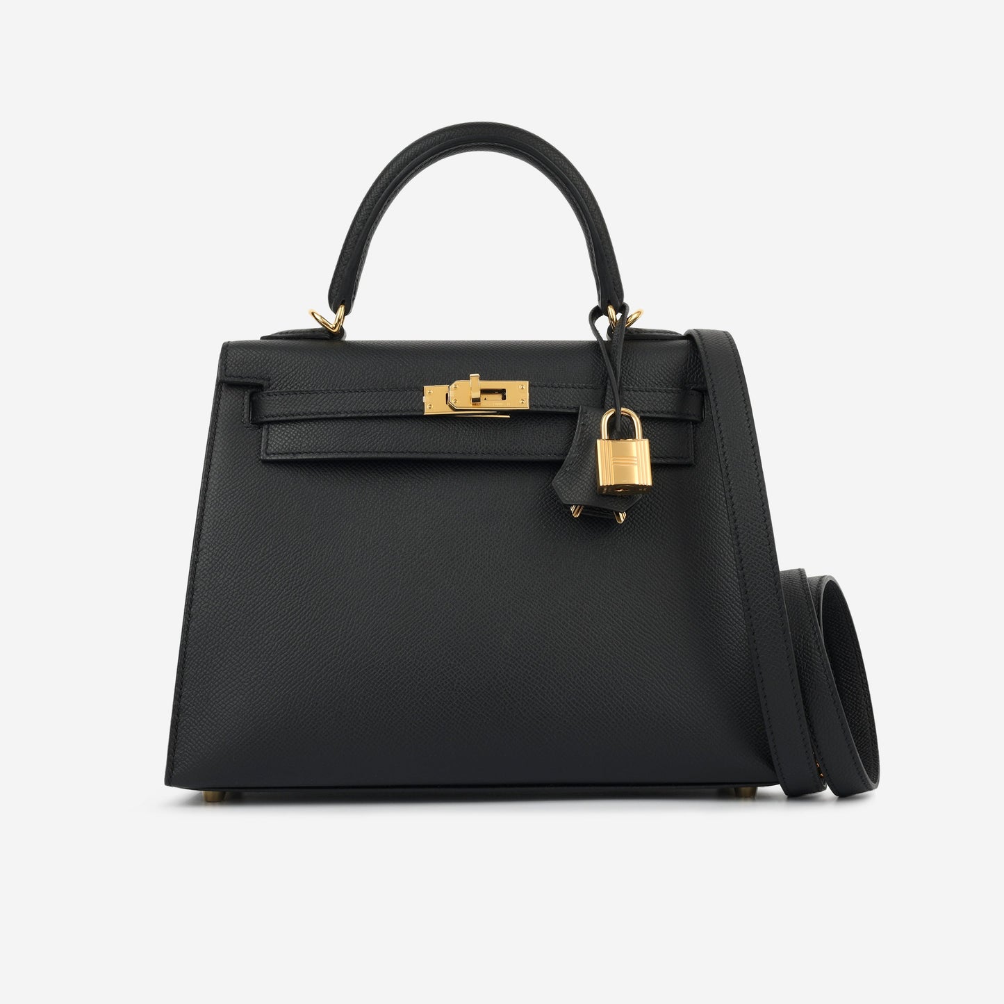Hermès Kelly 25 - Black Epsom | Gold Hardware
