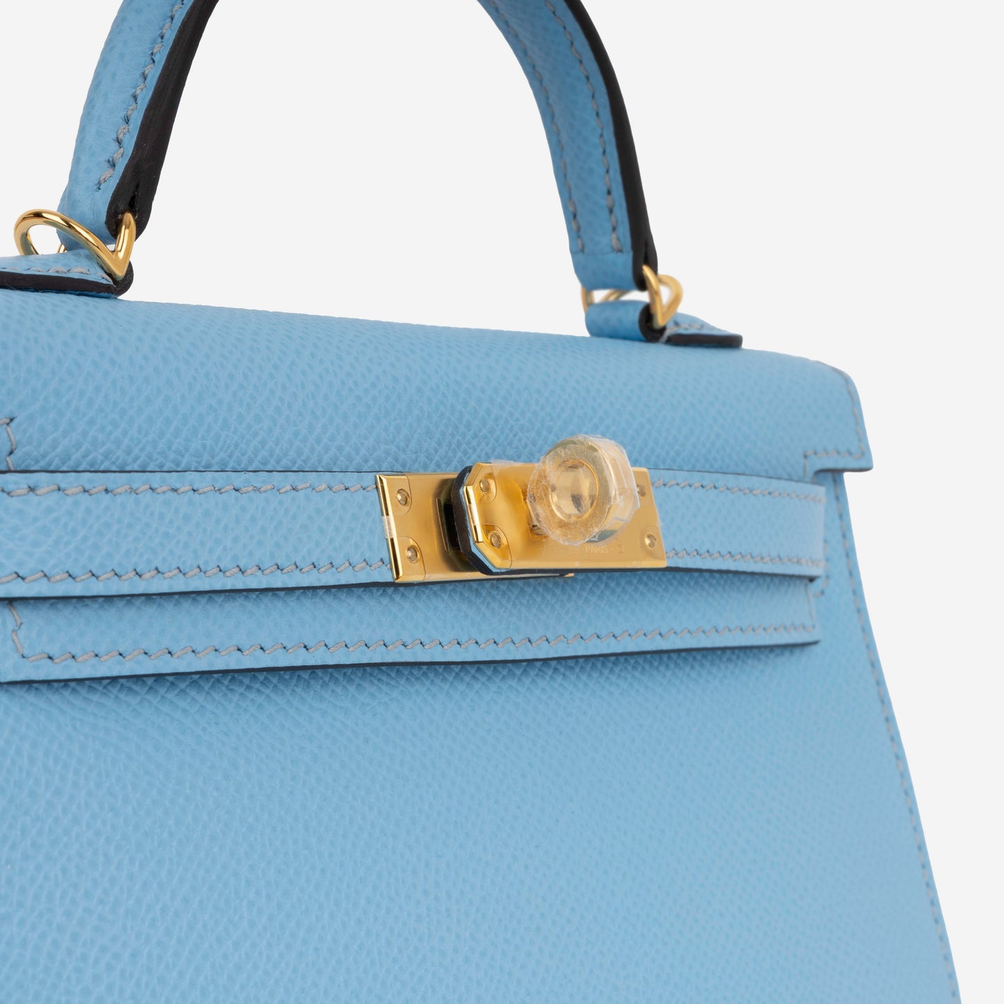Hermès HSS Mini Kelly 20 - Celeste Epsom | Gold Hardware
