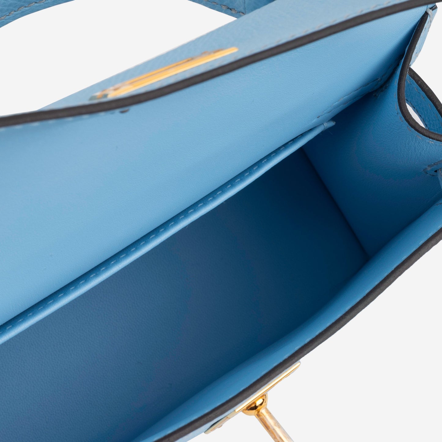 Hermès HSS Mini Kelly 20 - Celeste Epsom | Gold Hardware
