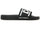 Dolce & Gabbana Beachwear Sliders Dg Logo Black White