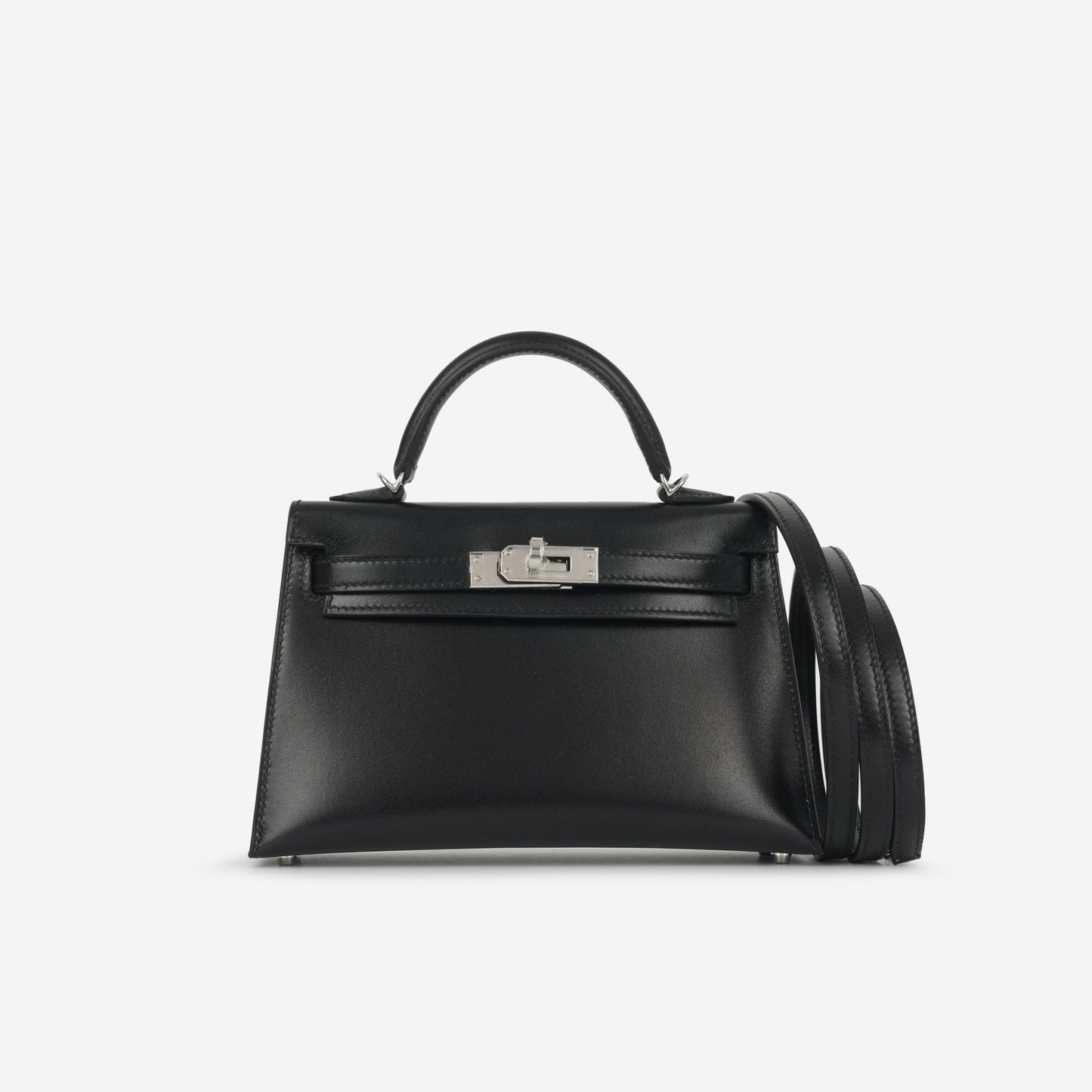 Hermès Mini Kelly - Noir Box Calf