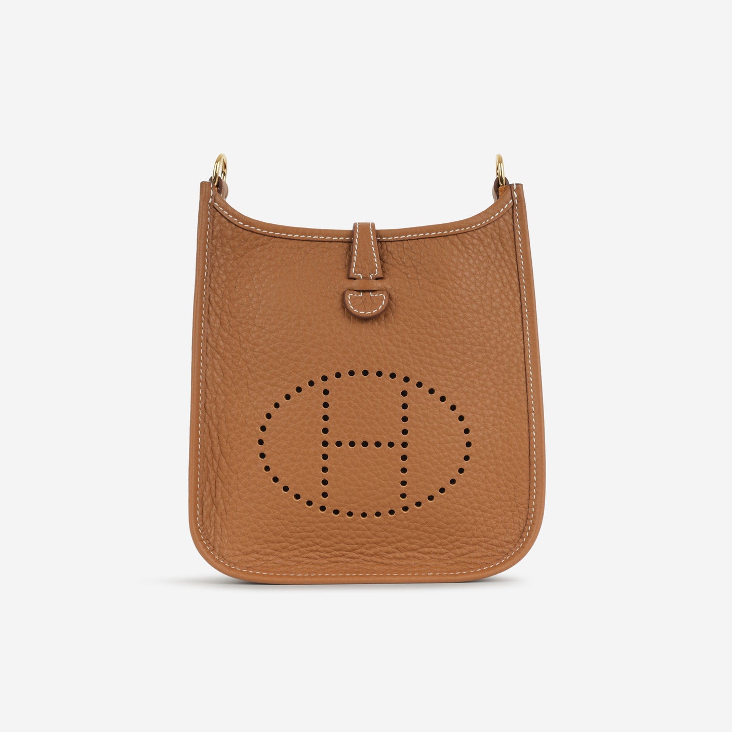 Hermès Mini Evelyne 16 - Gold Clemence | Gold Hardware
