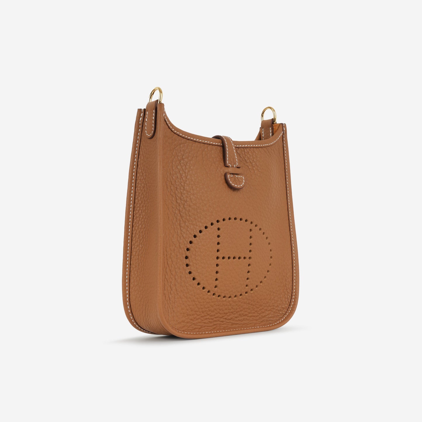 Hermès Mini Evelyne 16 - Gold Clemence | Gold Hardware