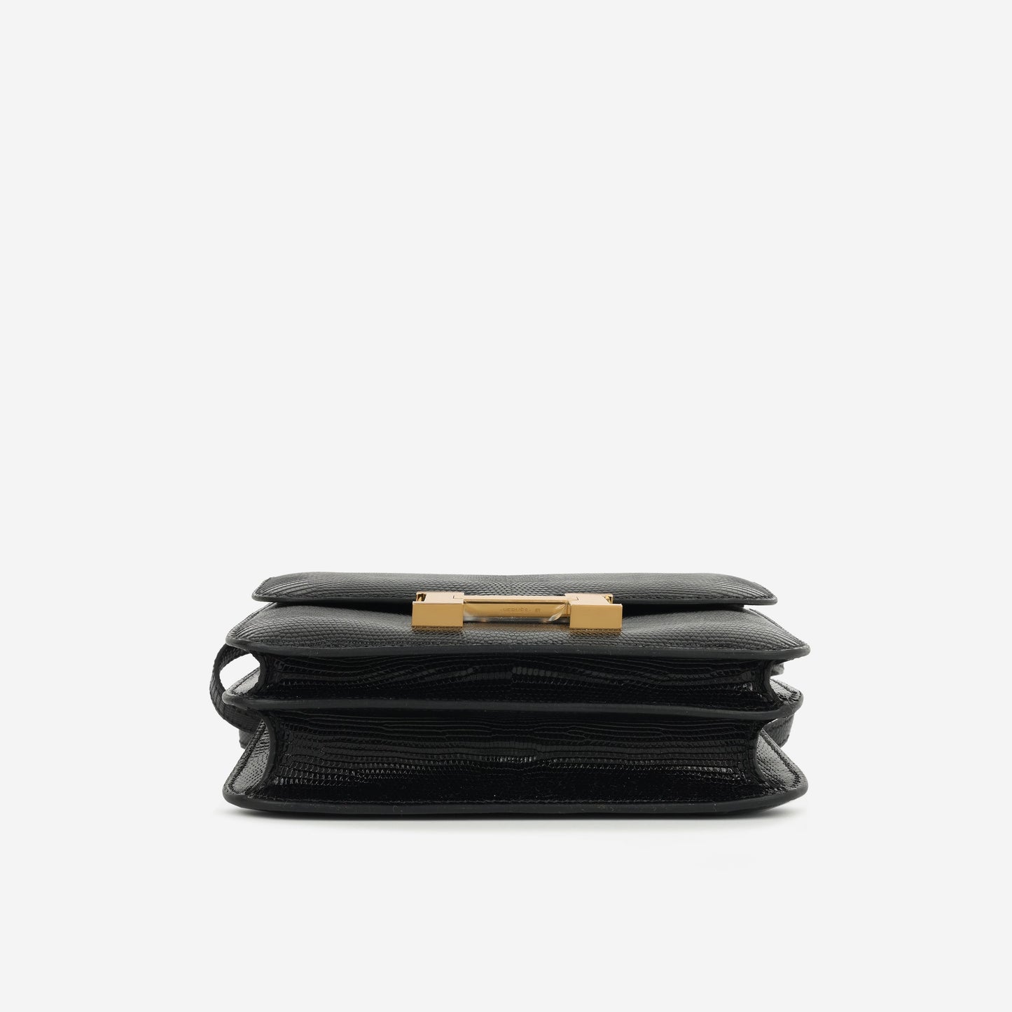 Hermès Constance 18 - Black Salvator Lizard | Gold Hardware