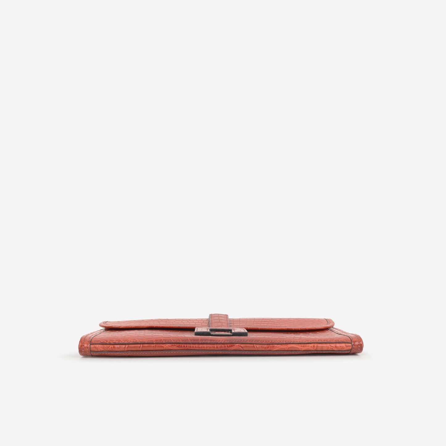 Hermès Jige Clutch 29 - Rouge H Shiny Crocodile