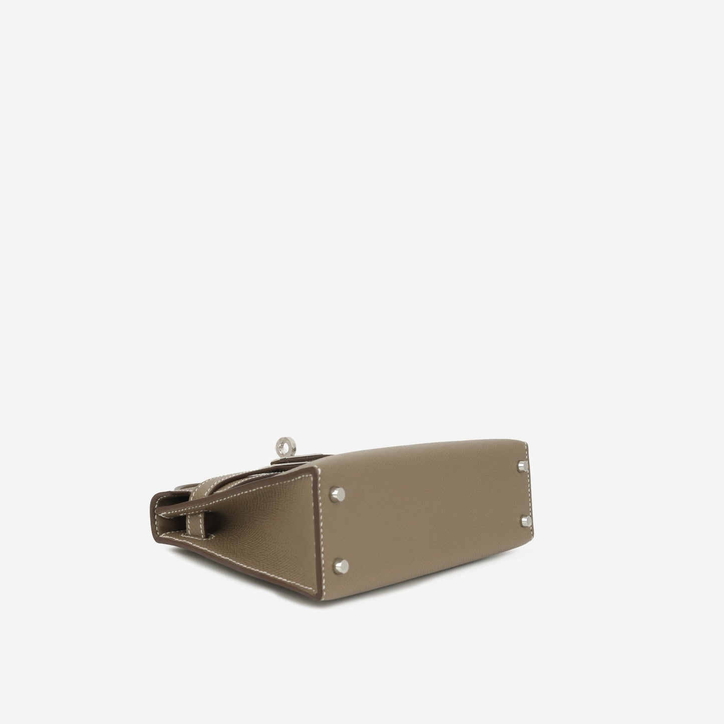 Hermès Mini Kelly - Etoupe Epsom | Palladium Hardware
