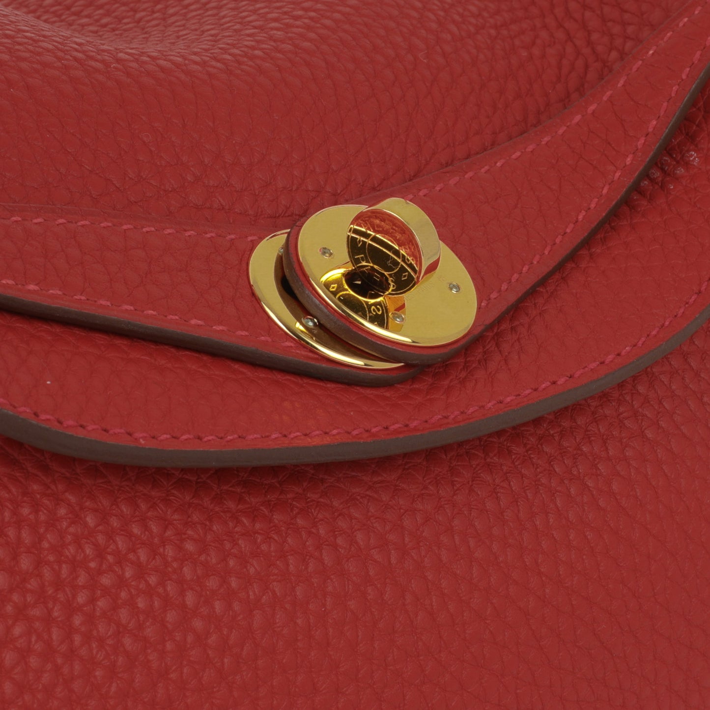 Hermès Lindy 26 - Rouge Garance Clemence | Gold Hardware