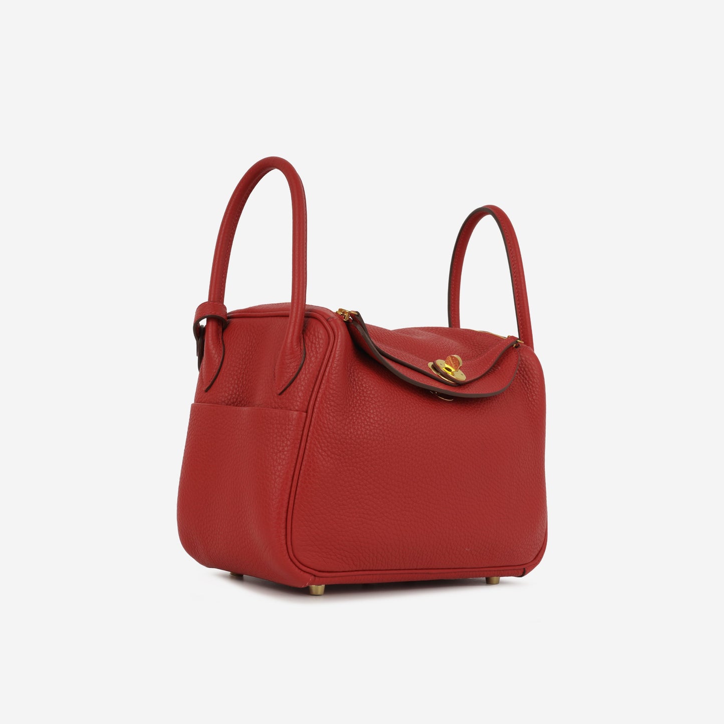 Hermès Lindy 26 - Rouge Garance Clemence | Gold Hardware