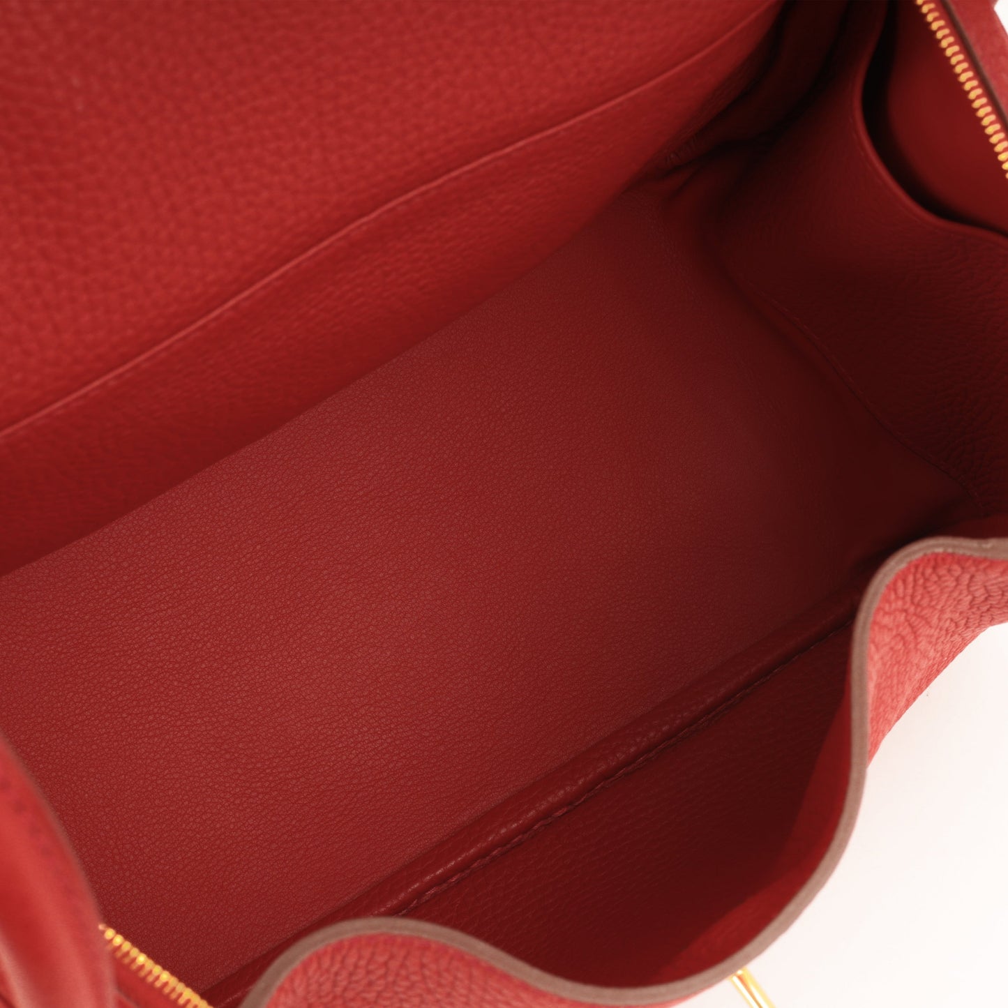Hermès Lindy 26 - Rouge Garance Clemence | Gold Hardware
