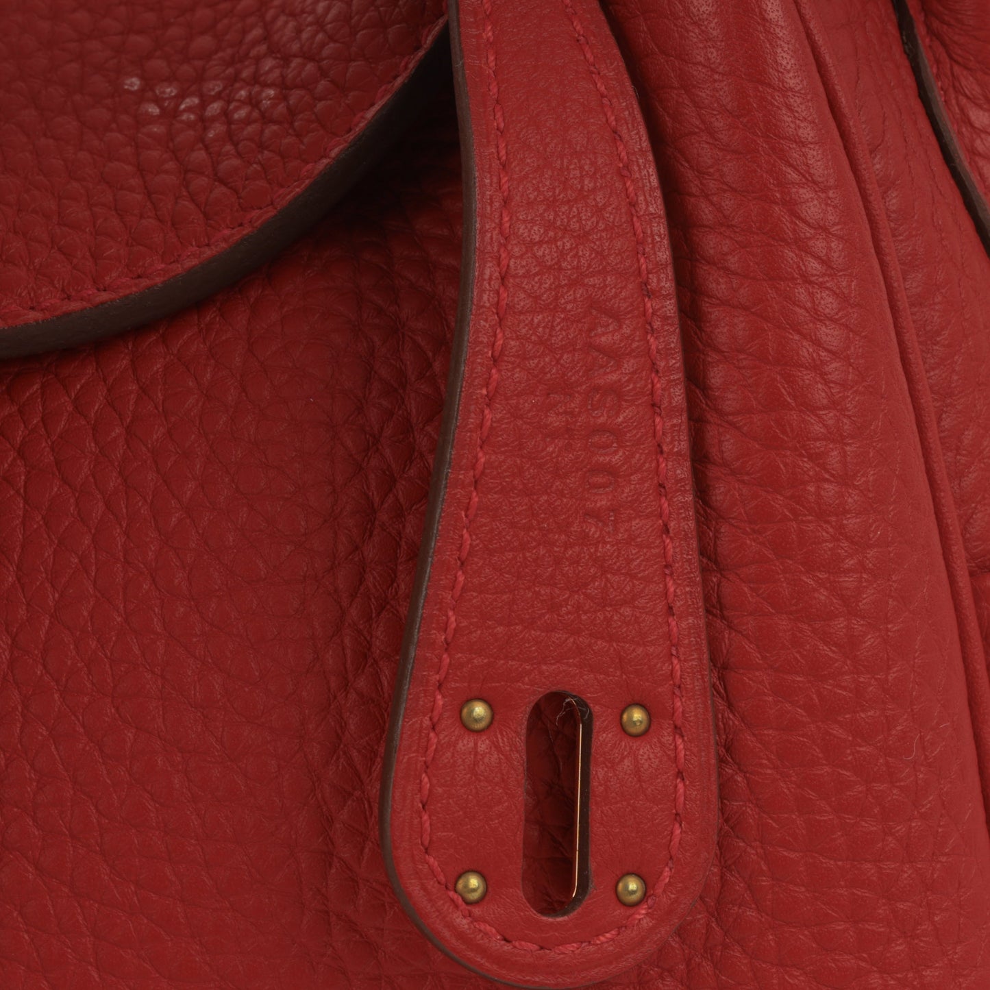 Hermès Lindy 26 - Rouge Garance Clemence | Gold Hardware