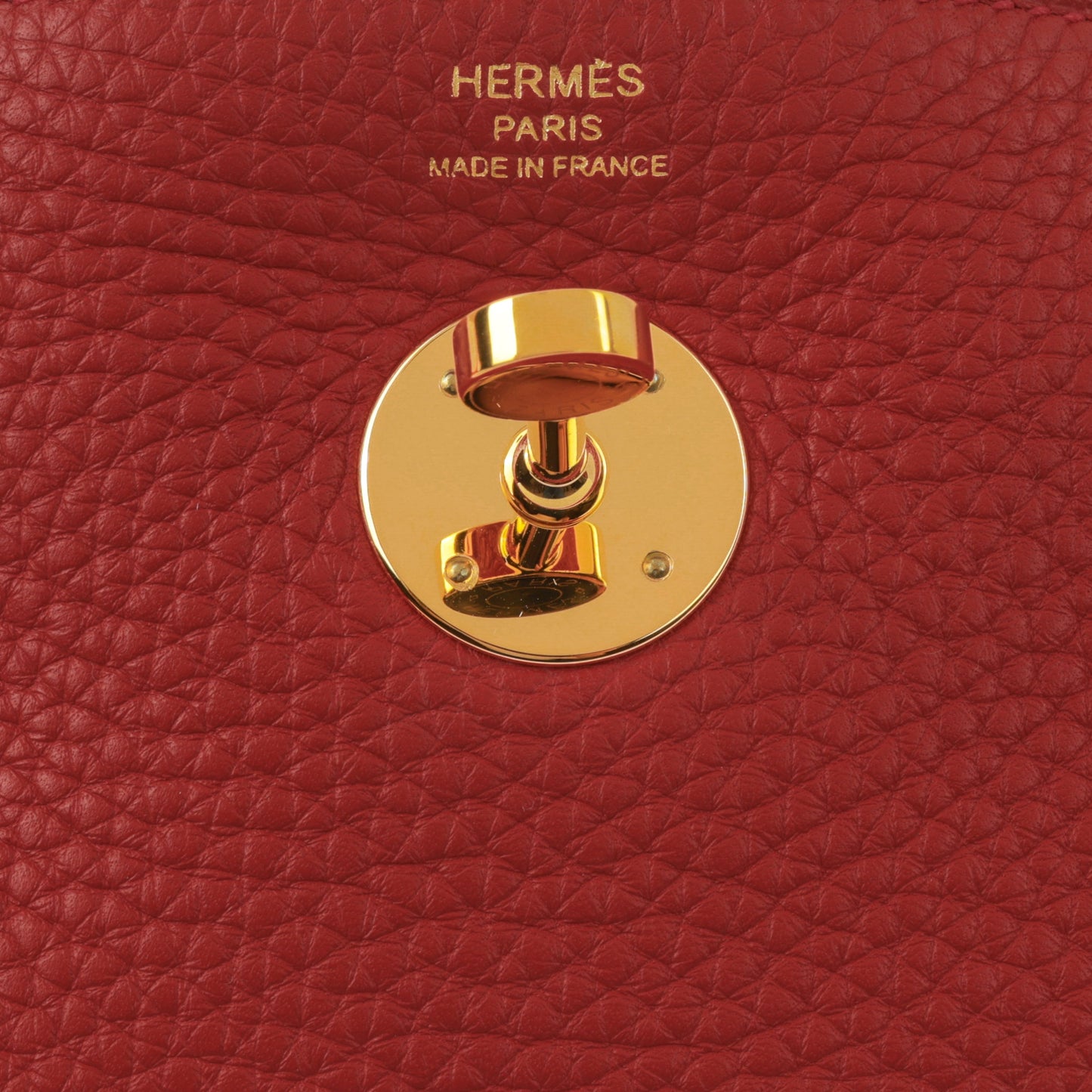 Hermès Lindy 26 - Rouge Garance Clemence | Gold Hardware