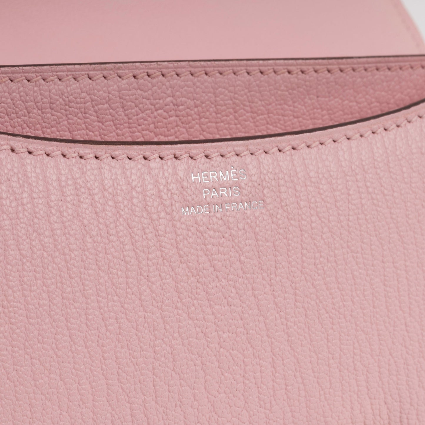 Hermès Constance 18 - Rose Sakura Chevre Mysore | Palladium Hardware