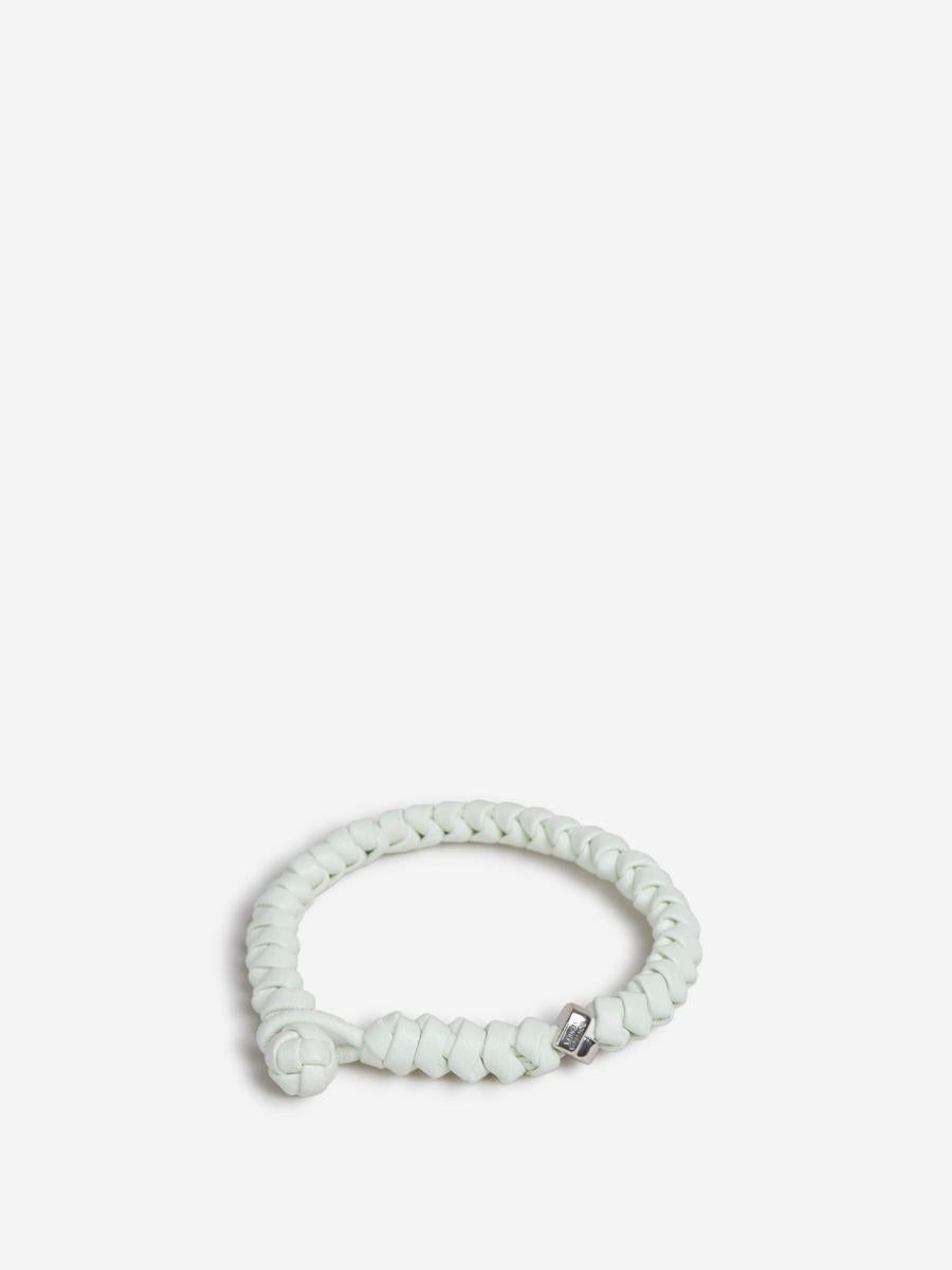 Bottega Veneta Intracciata Leather Bracelet