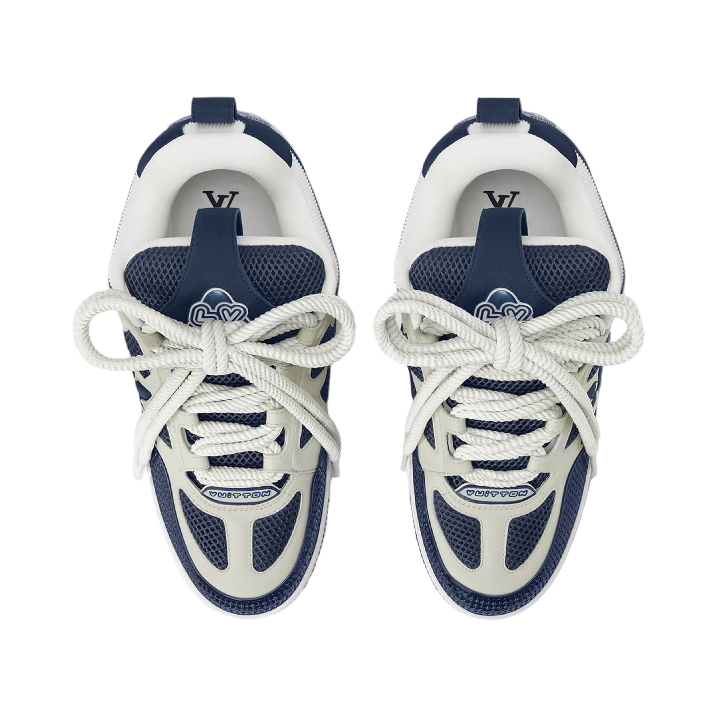 Louis Vuitton Navy Marine LV Skate Trainers