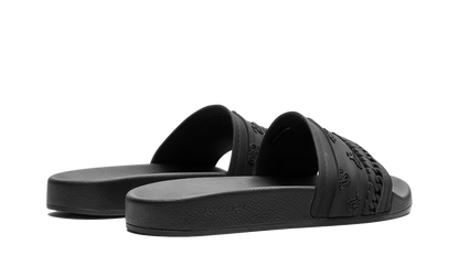 Amiri Bandana Moulded Slides Black Black