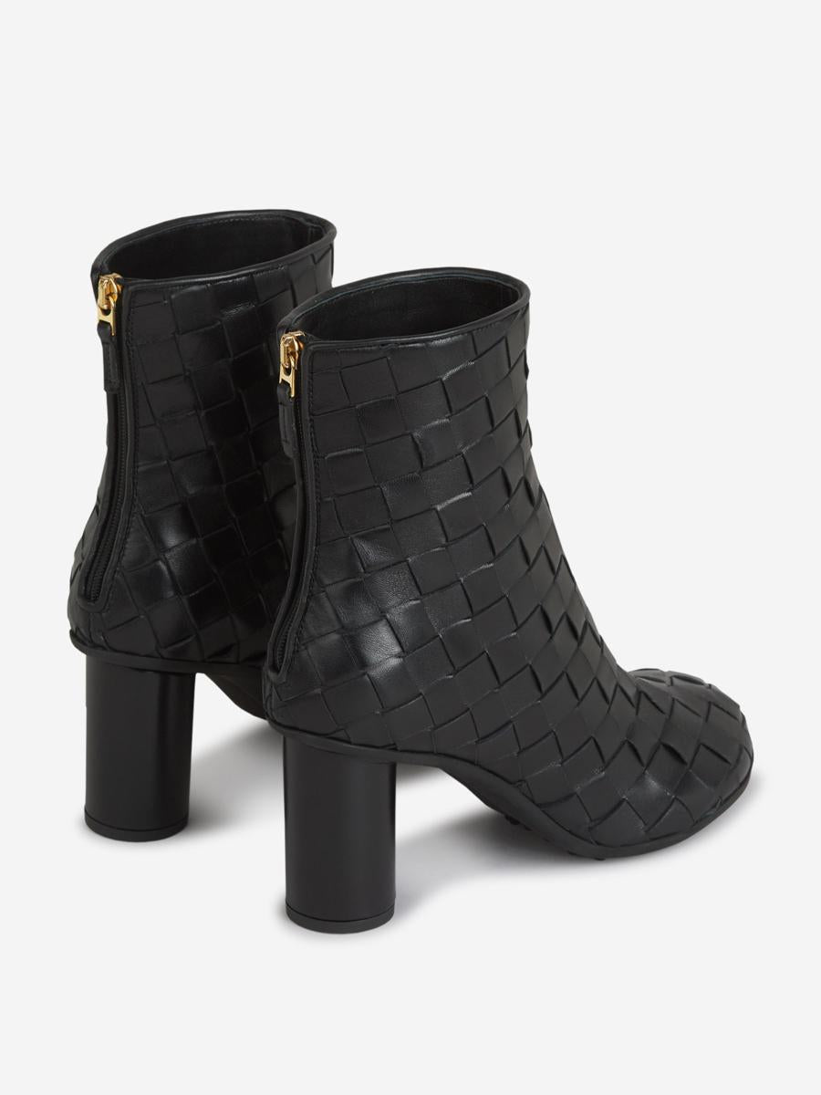 Bottega Veneta Intrecciato Leather Boots
