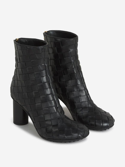 Bottega Veneta Intrecciato Leather Boots