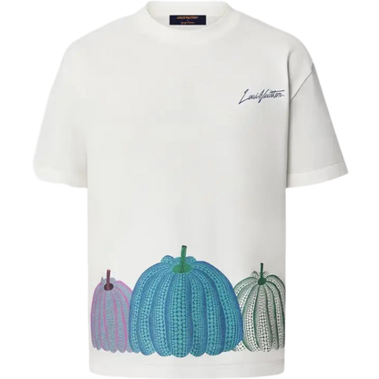 Louis Vuitton x Yayoi Kusama White Pumpkin Print T-Shirt