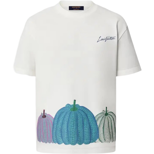 Louis Vuitton x Yayoi Kusama White Pumpkin Print T-Shirt