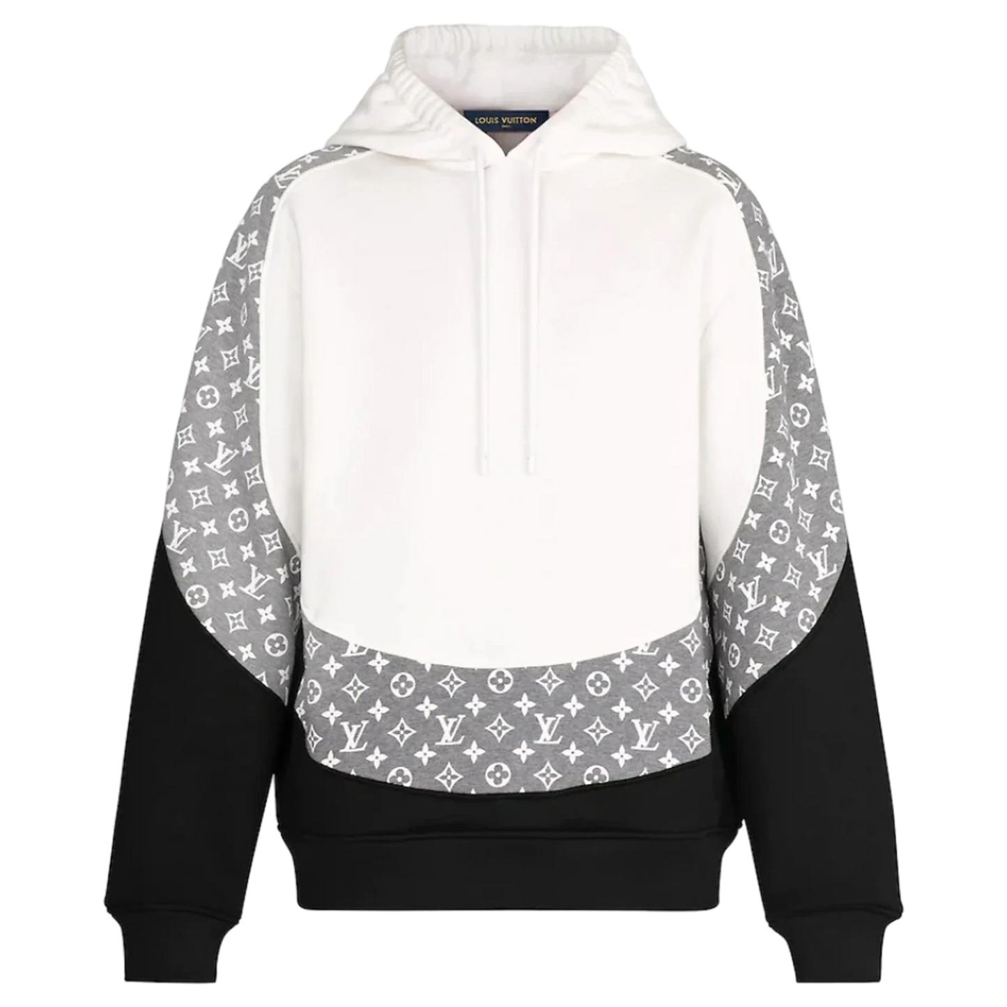 Louis Vuitton Circle Hoodie - White/Grey/Black