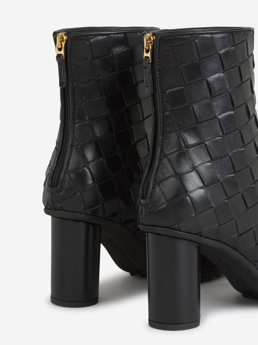 Bottega Veneta Intrecciato Leather Boots