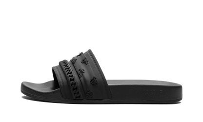 Amiri Bandana Moulded Slides Black Black