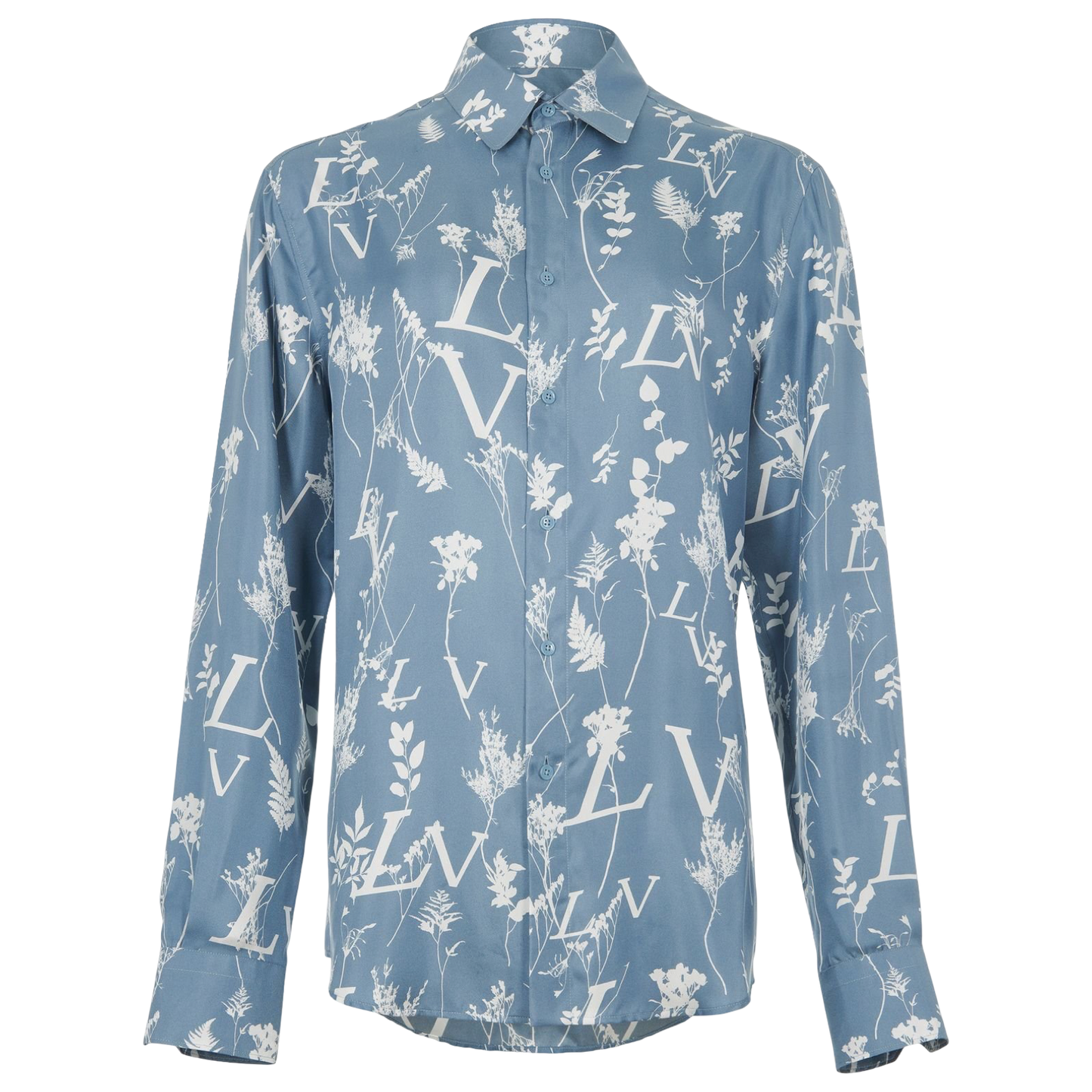 Louis Vuitton LV Printed Leaf Regular Shirt