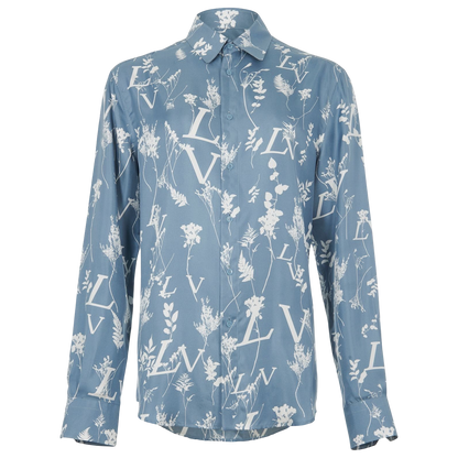 Louis Vuitton LV Printed Leaf Regular Shirt
