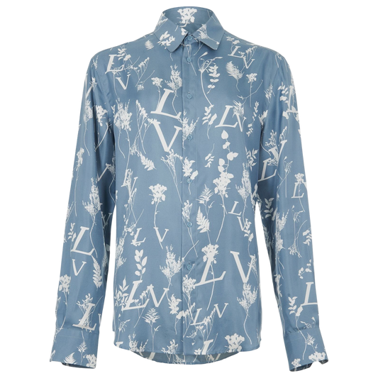 Louis Vuitton LV Printed Leaf Regular Shirt
