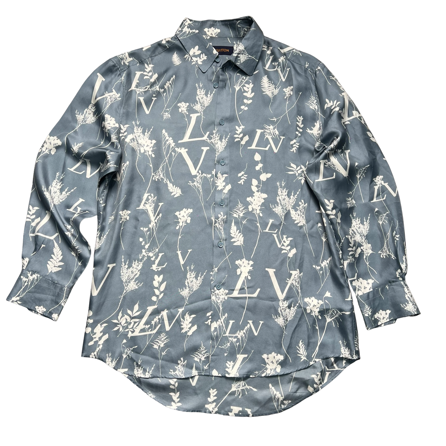 Louis Vuitton LV Printed Leaf Regular Shirt