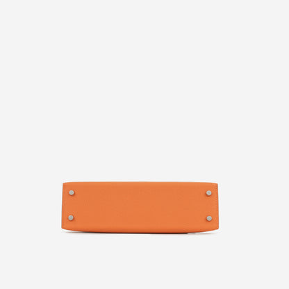 Hermès Mini Kelly - Orange Epsom | Electrum Hardware