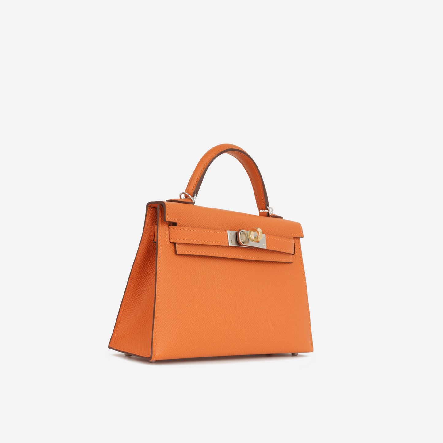 Hermès Mini Kelly - Orange Epsom | Electrum Hardware