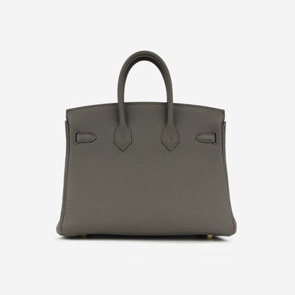 Hermès Birkin 25 - Gris Etain Togo | Gold Hardware