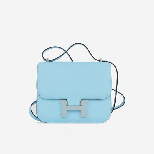 Hermès Constance 18 - Celeste Epsom | Palladium Hardware