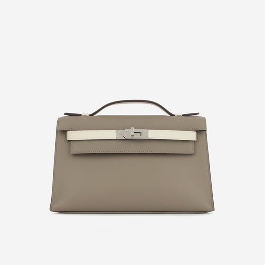 Hermès HSS Kelly Pochette - Etoupe / Craie