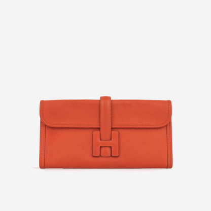 Hermès Jige Clutch 29 - Orange Field