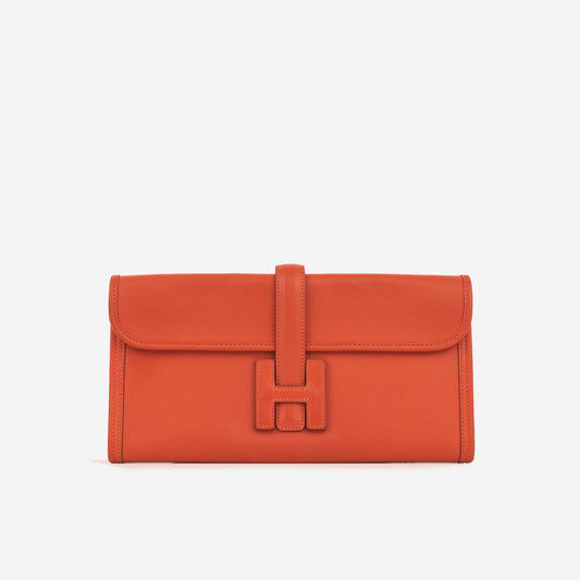 Hermès Jige Clutch 29 - Orange Field