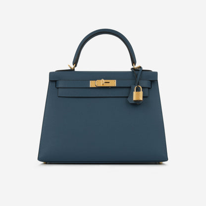 Hermès Kelly 28 - Deep Blue