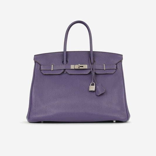 Hermès Birkin 35 - Iris Togo | Palladium Hardware
