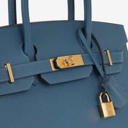 Hermès Birkin 30 - Deep Blue Epsom