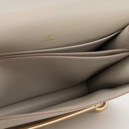 Hermès Roulis 23 - Beton Evercolor | Gold Hardware