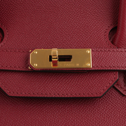 Hermès Birkin 35 - Rouge Grenat Epsom | Gold Hardware