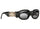 Versace Irregular Biggie Sunglasses Black/Black