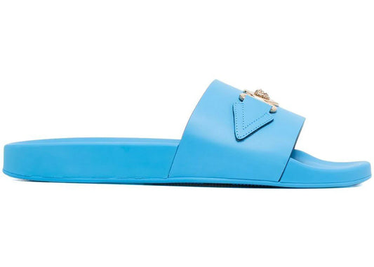 Versace Medusa Biggie Slide Blue