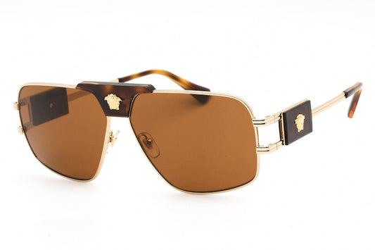 Versace Medusa Steel Sunglasses Gold