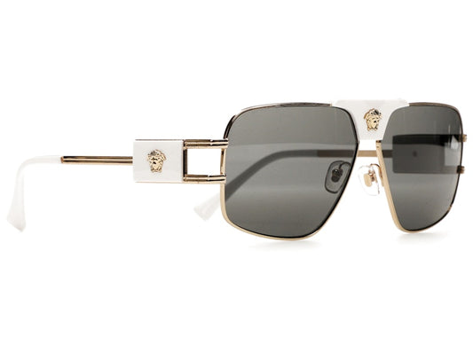Versace Medusa Steel Sunglasses Gold