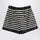 Balmain Black/White Striped Shorts With Sequins