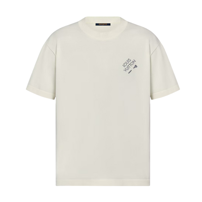 Louis Vuitton Signature Short-Sleeved T-Shirt Pin Design White