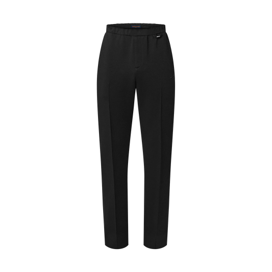 Louis Vuitton Tailored Cotton Jersey Pants Black