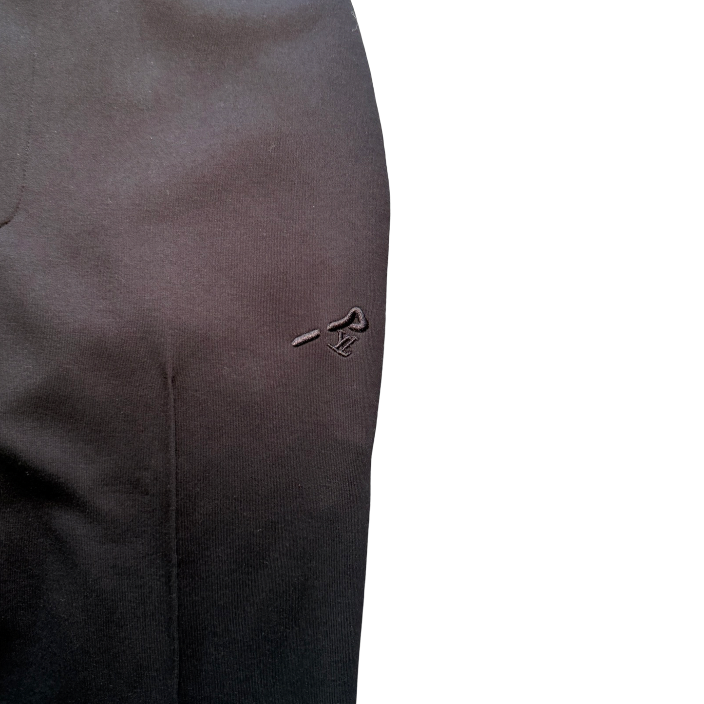 Louis Vuitton Tailored Cotton Jersey Pants Black